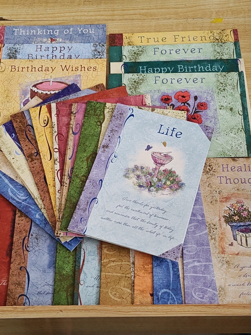 28 Vintage Cottagecore  90’s Flavia Weedn Greeting Cards! Rare In A Box